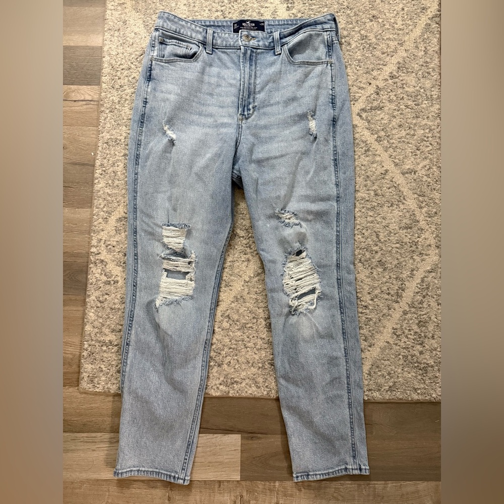 Hollister Distressed Light Blue Skinny Jeans